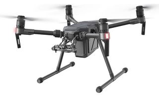 The DJI Matrice 210 features an IP43 rating which means the drone can maintain stable flight in light rain conditions.