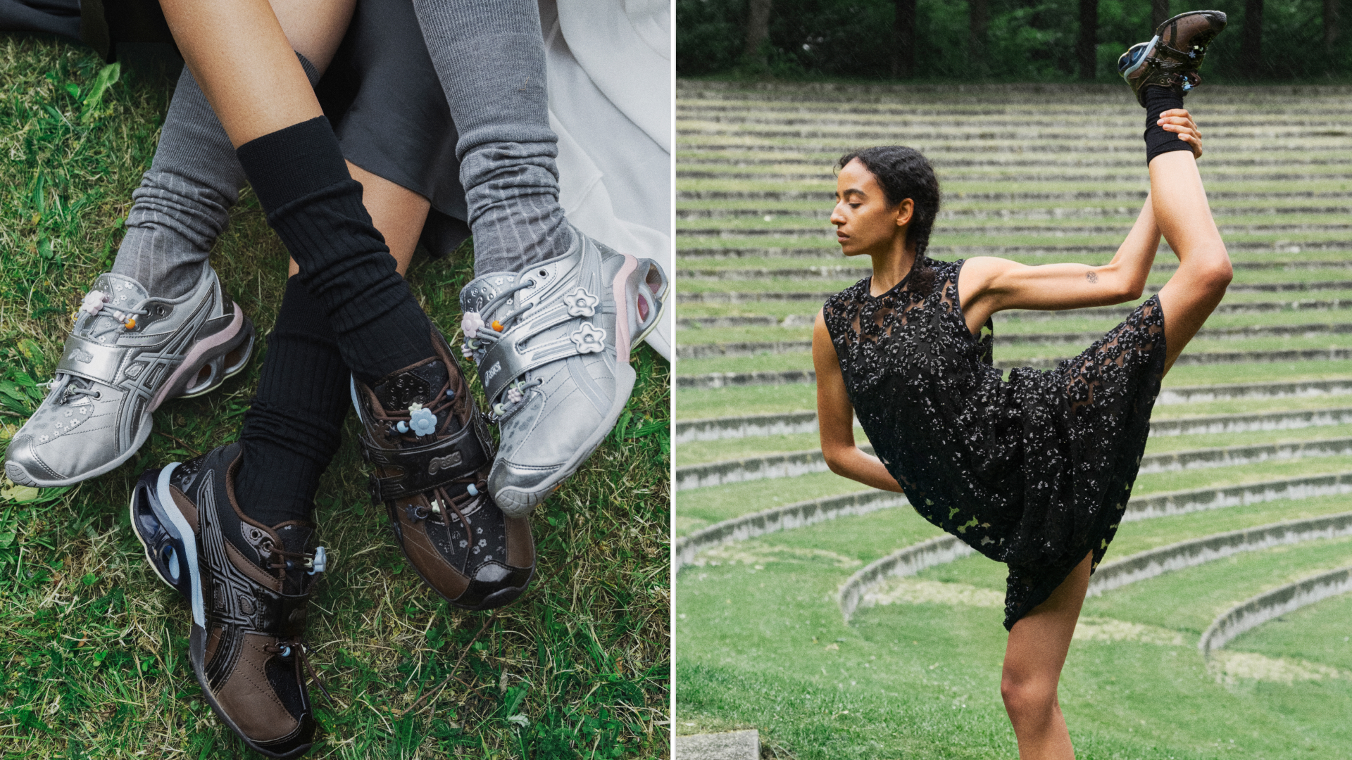 Photo of Cecilie Bahnsen's new sneaker collaboration with Asics