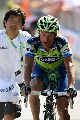 Di Luca put time into all his GC rivals today.