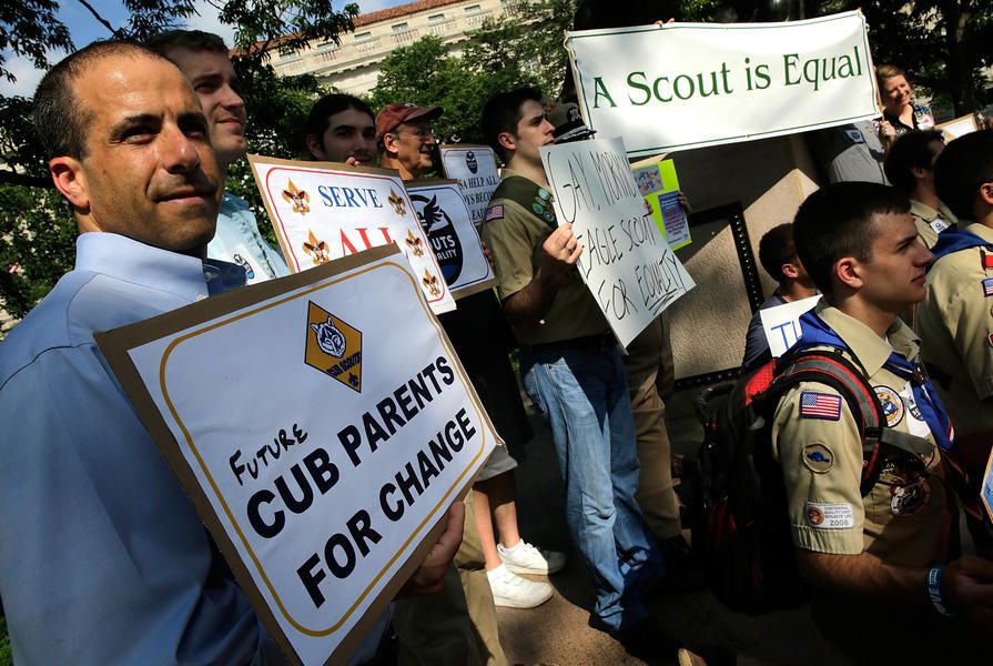 Boy Scouts revoke charter after troop leader comes out as gay