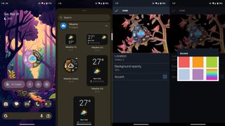 1Weather weather app widget for Android 13