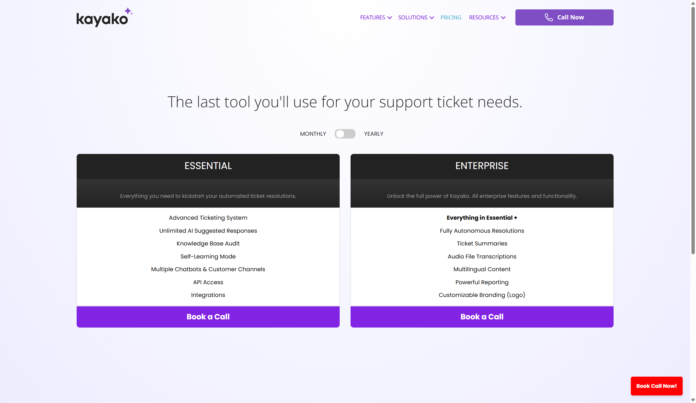 Kayako pricing