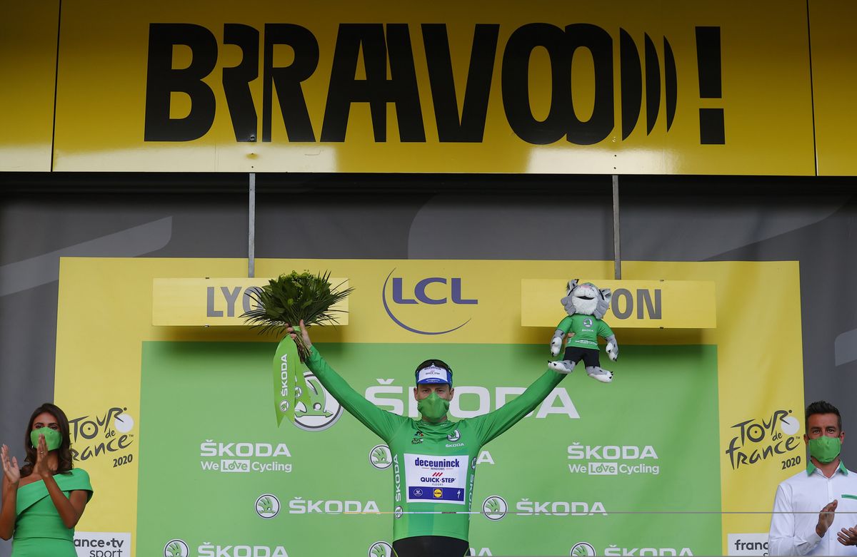 Tour de France 2020 - 107th Edition - 14th stage Clermont Ferrand - Lyon 194 km - 12/09/2020 - Sam Bennett (IRL - Deceuninck - Quick Step) - photo Luca Bettini/BettiniPhoto&Acirc;&copy;2020