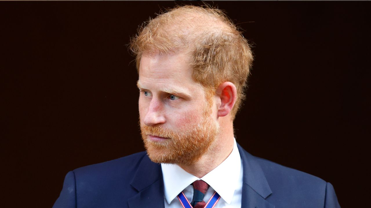 Prince Harry at The Invictus Games Foundation 10th Anniversary Service on May 8, 2024.