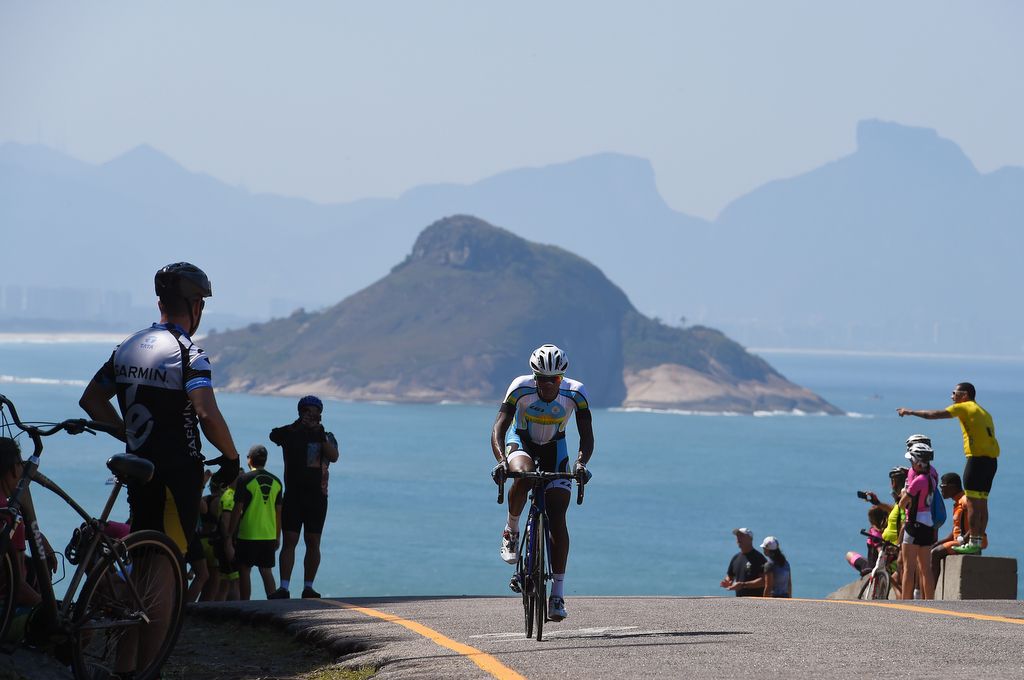 Adrien Niyonshuti of Rwanda at the 2016 Rio Olympic Games