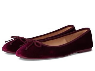 Cole Haan Women's Yara Soft Ballet Flat, Wine Velvet, 6.5