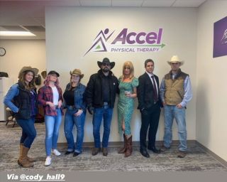 Yellowstone fans dressed as dutton family