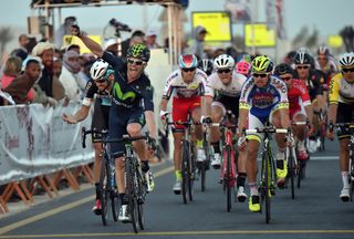 Jose-Joaquin Rojas wins stage one of the 2015 Tour of Qatar