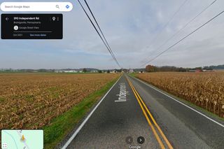 A screen capture of Google Street View