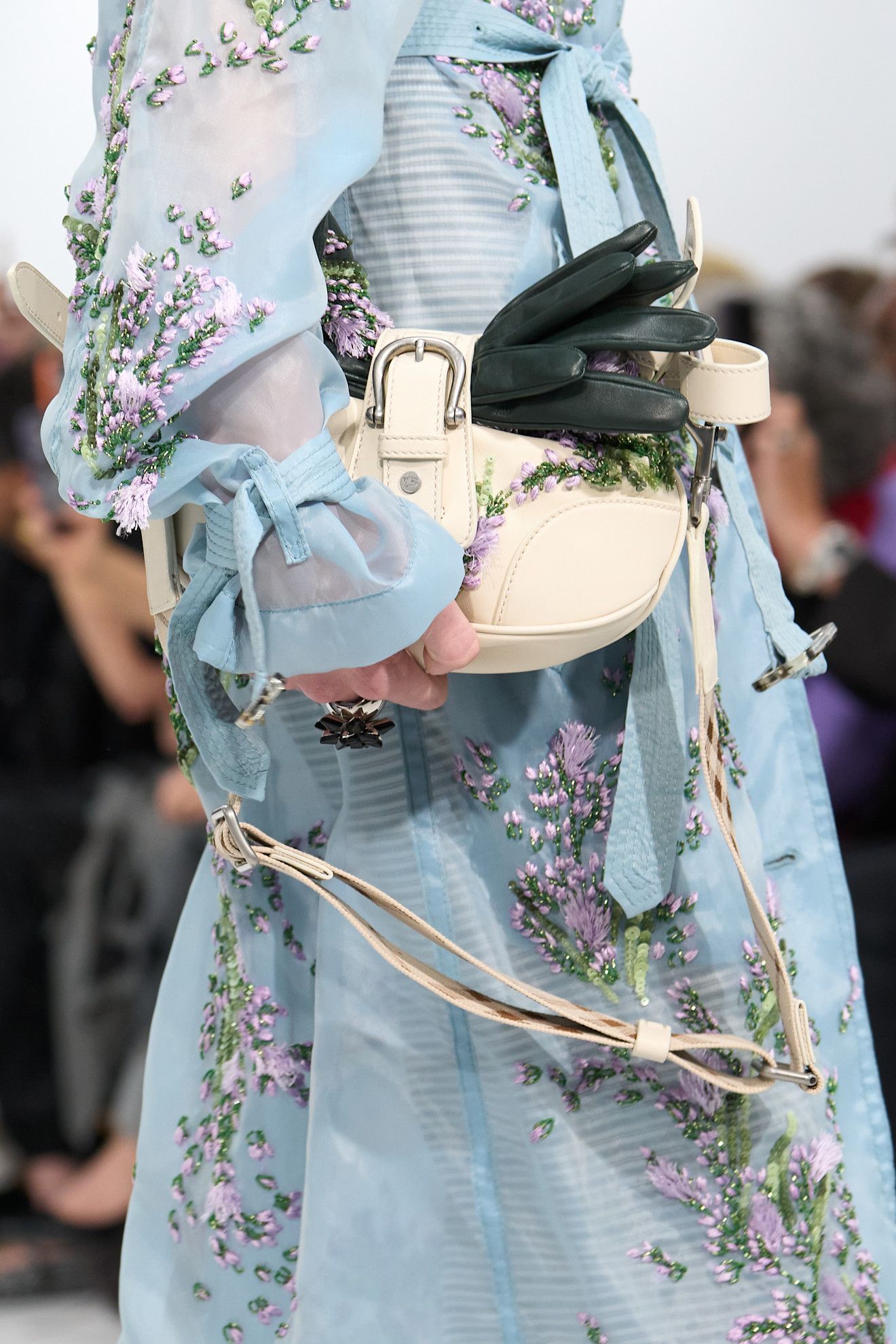 An image of the accessories on the Burberry spring/summer 2026 runway.