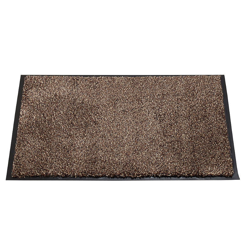 Microfibre Super-Absorbent Indoor Floor &amp;amp; Door Mat Coffee 60 X 40cm