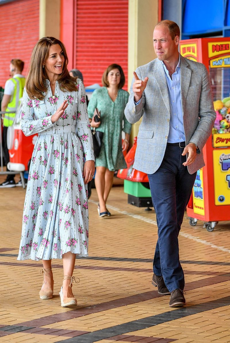 princess kate denim dress Kate Middleton Promoted Sustainable Style in a Denim Midi Dress