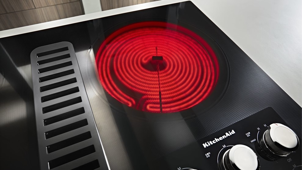 KitchenAid KCED606GBL Electric Downdraft Cooktop review Top Ten Reviews