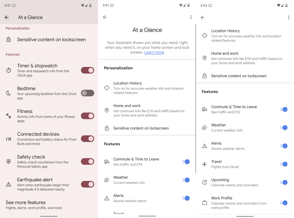 How to enable the new Google At A Glance widget features Android Central