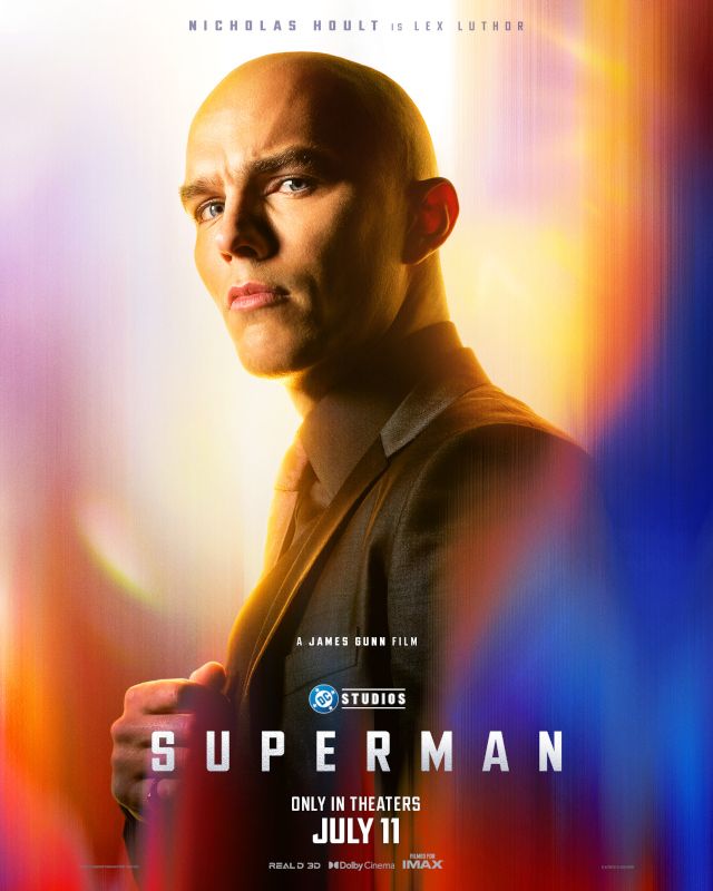 Nicholas Hoult as Lex Luthor on Superman poster