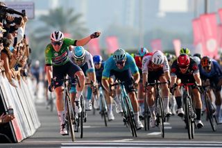UAE Tour: Tim Merlier completes hat-trick of wins on stage 6