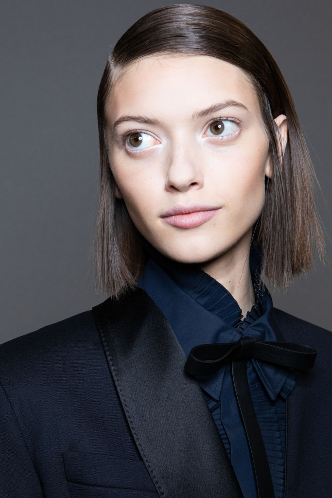 Valerie Scherzinger is seen backstage at the Sportmax fashion show in Milan