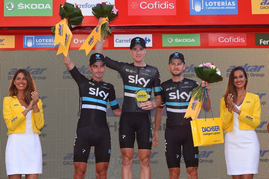 Team Sky won the team prize for stage 12