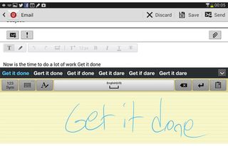 Handwriting Recognition Keyboard on the Galaxy Note 8.0
