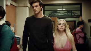 Jacob Elordi and Sydney Sweeney as Nate and Cassie in Euphoria