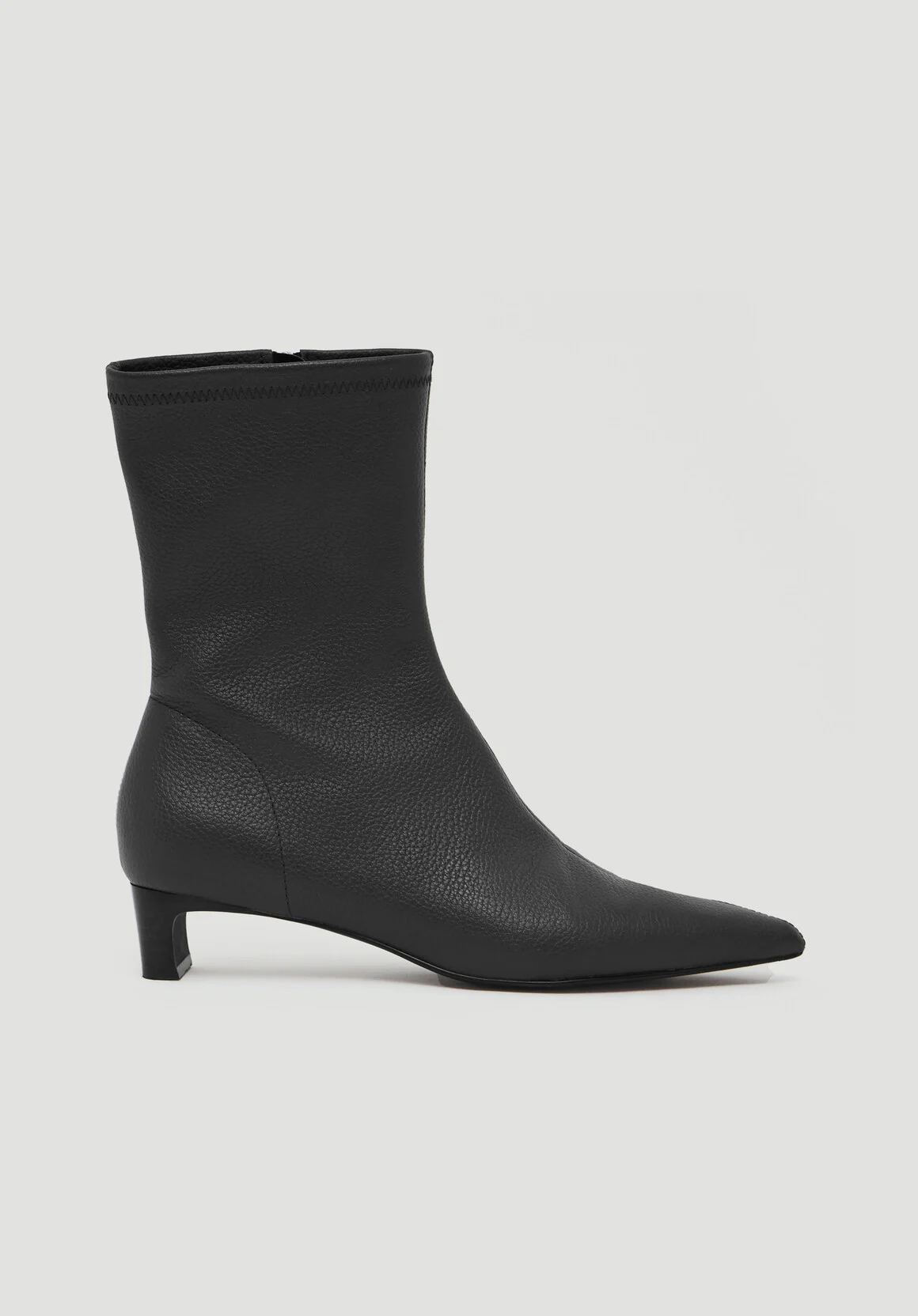 Leather Sock Fit Boots