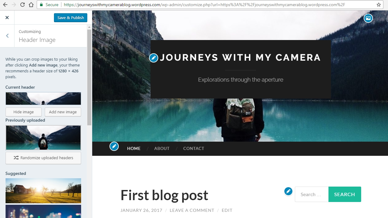 You can host a WordPress blog yourself, or create one online and have it hosted at wordpress.com