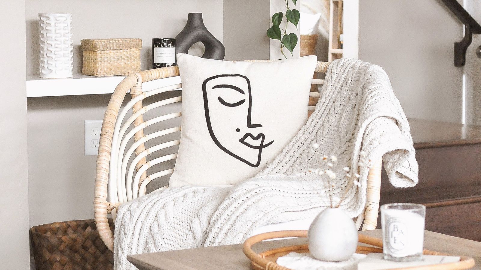 Five ways to style the IKEA BUSKBO rattan chair Livingetc