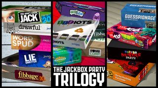 Local multiplayer games — a selection of Jackbox party games.