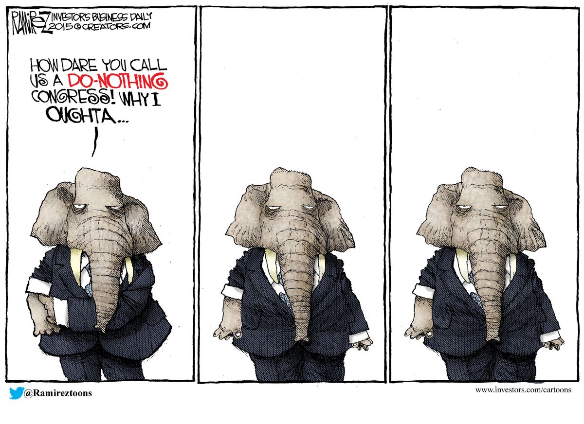 Political cartoon U.S. Republican Congress | The Week