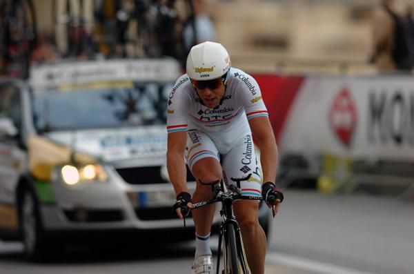 Luxembourg's time trial champion Kim Kirchen (Team Columbia-HTC).