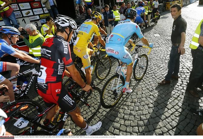 Alessandro Vanotti accompanied Nibali to Aalst