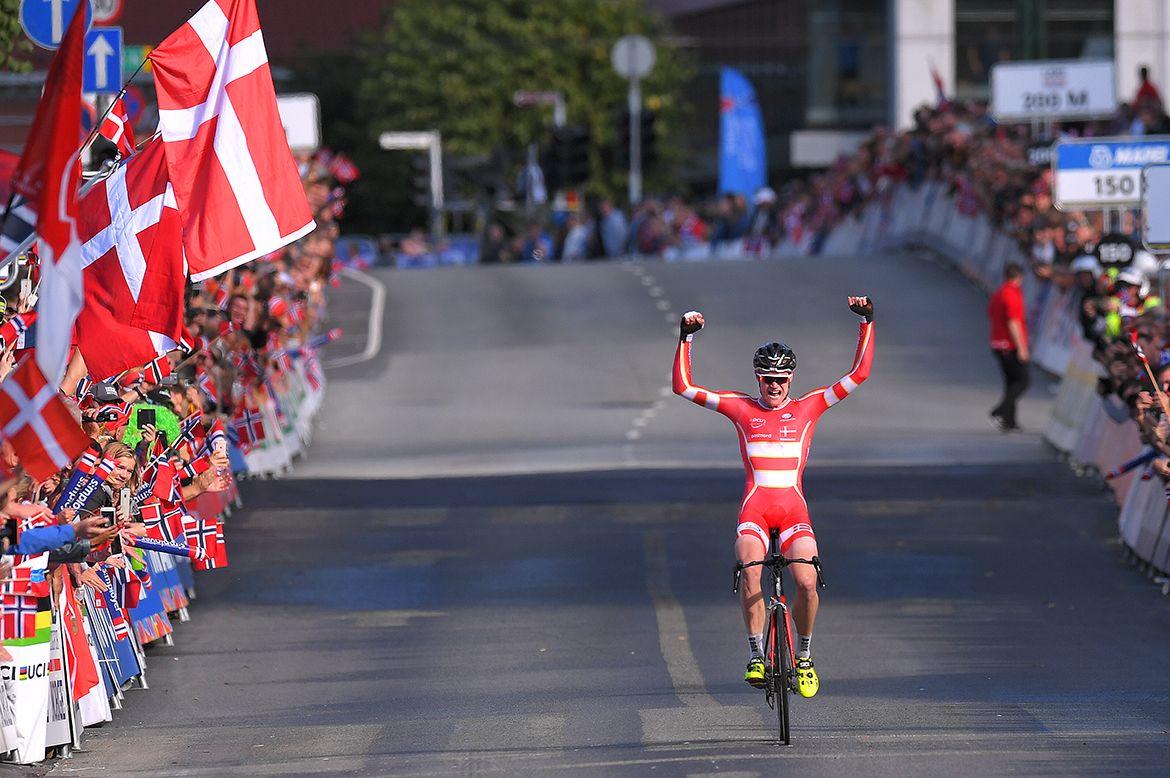 Julius Johansen (Denmark) solos to the junior Worlds in Bergen.