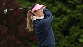 Michelle Wie-West takes a shot at the US Women's Open
