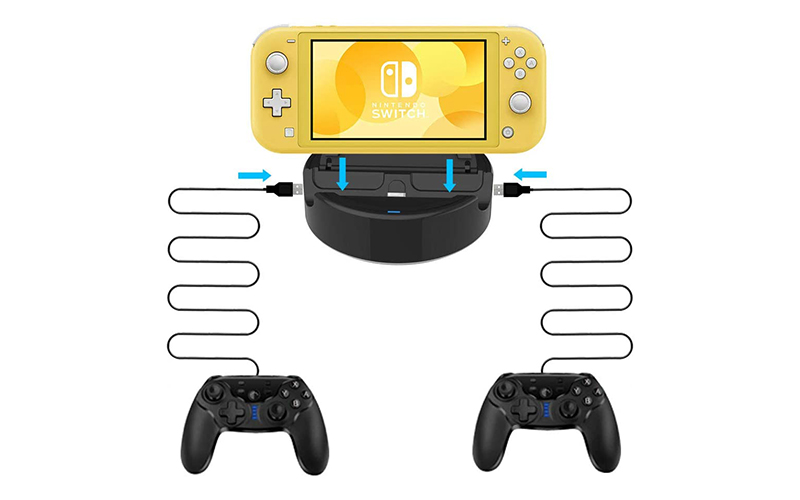 J&TOP Charging Dock for Nintendo Switch