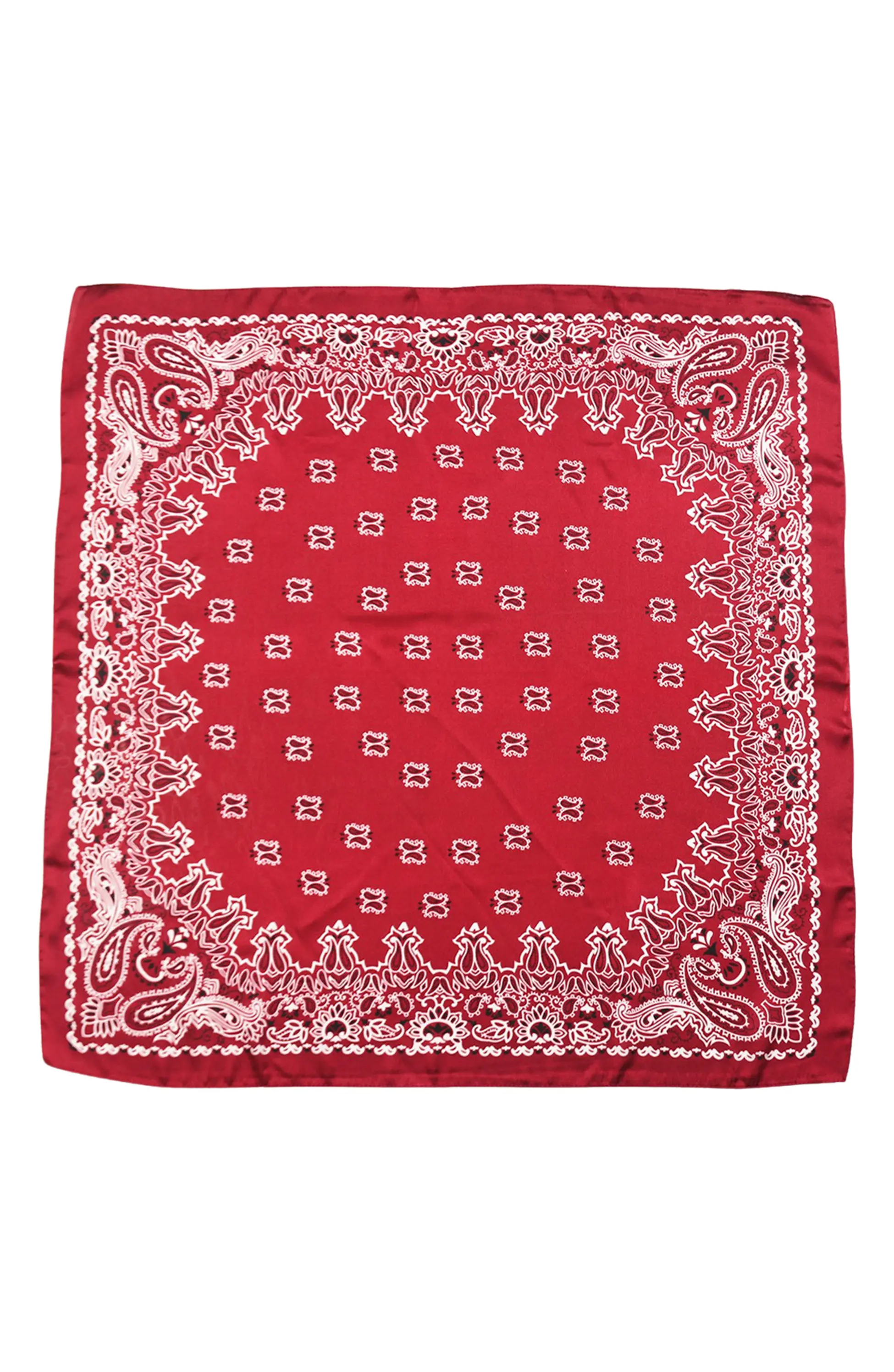Petit Moments, Bandana Print Square Scarf