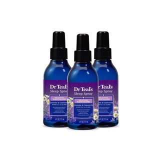 Three bottles of Dr. Teal's sleep spray