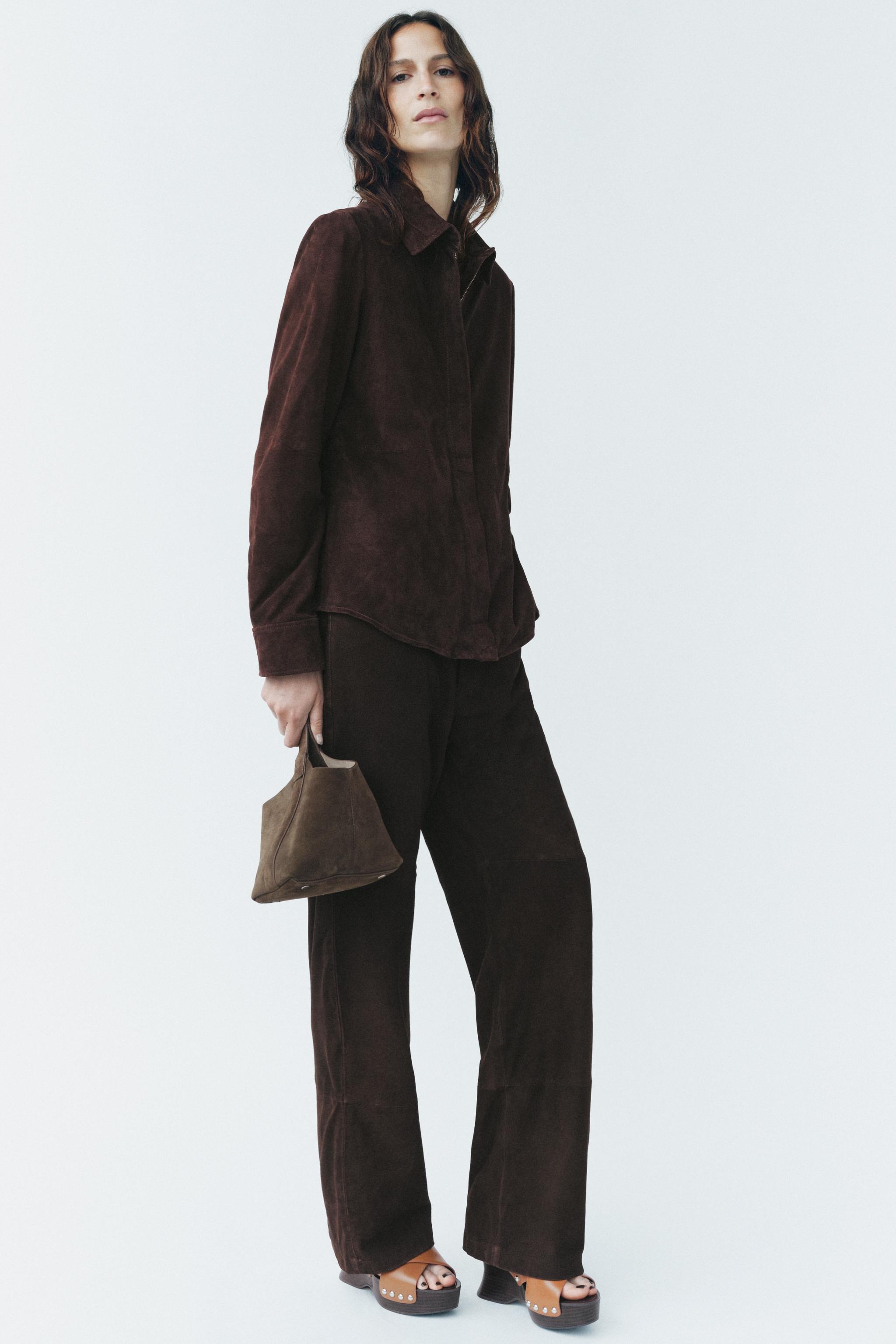 Zw Collection Limited Edition 100% Suede Pants