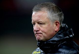 Sheffield United manager Chris Wilder