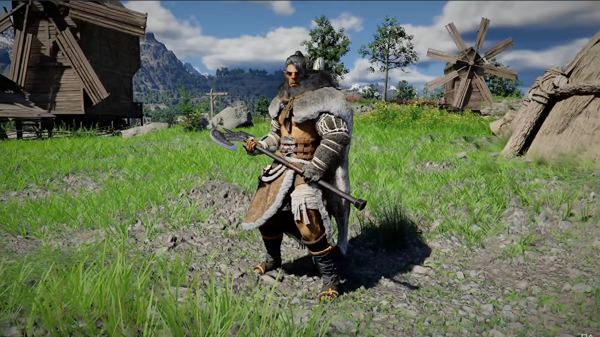 An axe in Crimson Desert