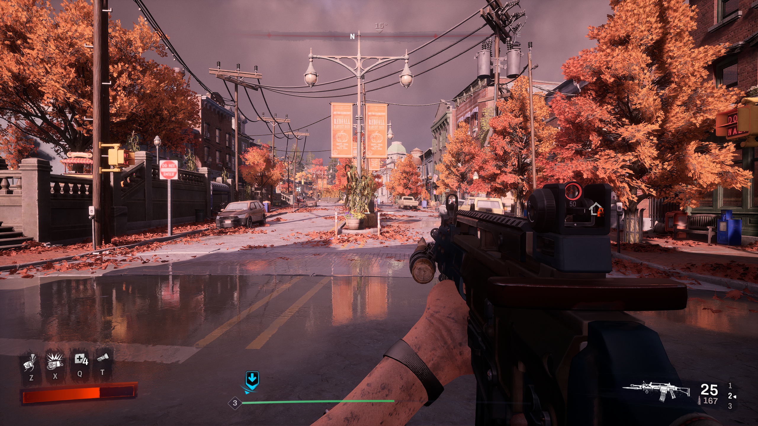 The town of Redfall.