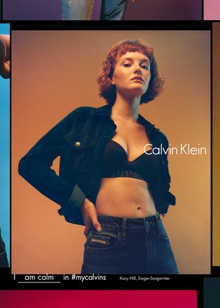 Kacy Hill, Calvin Klein AW16 Ad Campaign