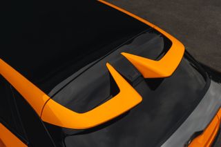 MG4 EV detail in black and orange