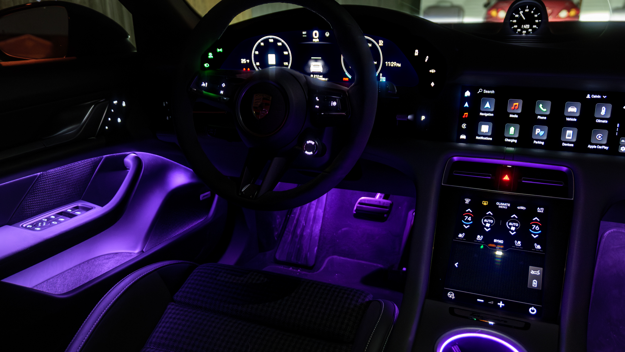 2025 Porsche Taycan test drive.