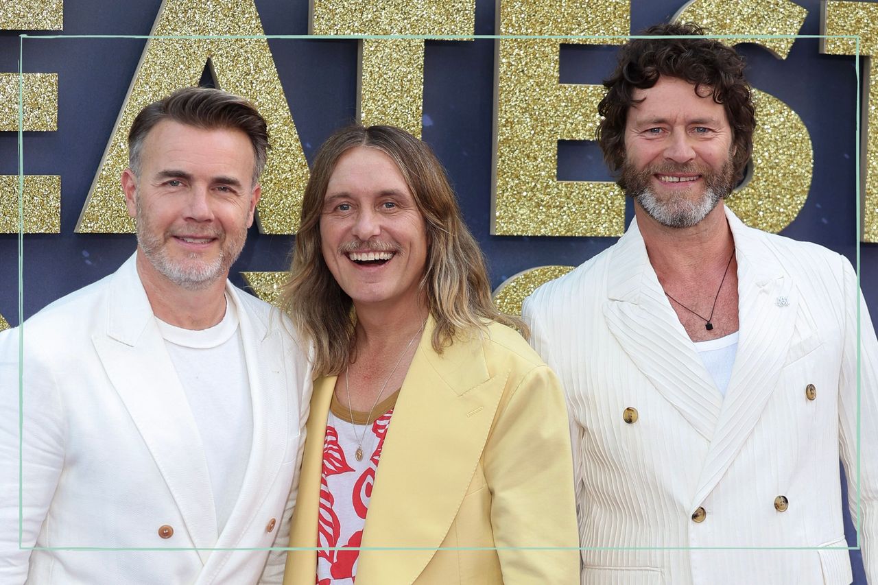 Take That Gary Barlow, Mark Owen and Howard Donald