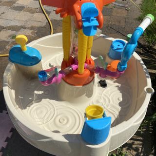 Cleaned kids water table
