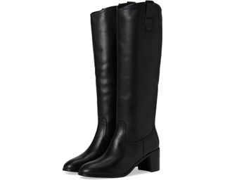 Glänzende hohe Lederstiefel von Lauren Ralph Lauren, Carla