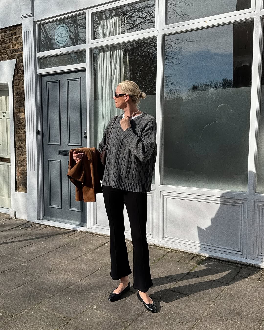 @lindseyholland_ wearing kick-flare pants