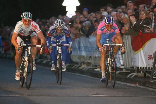 The sprint for the line.