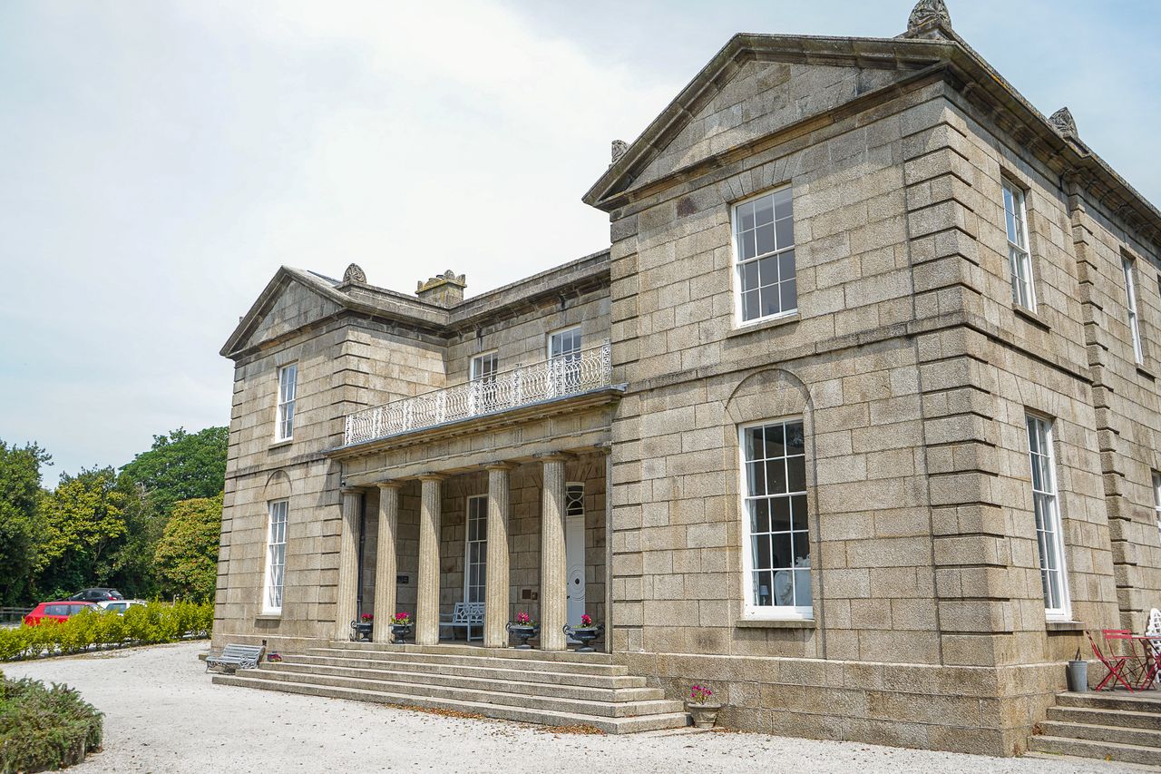 The exterior of the refurbished stately home