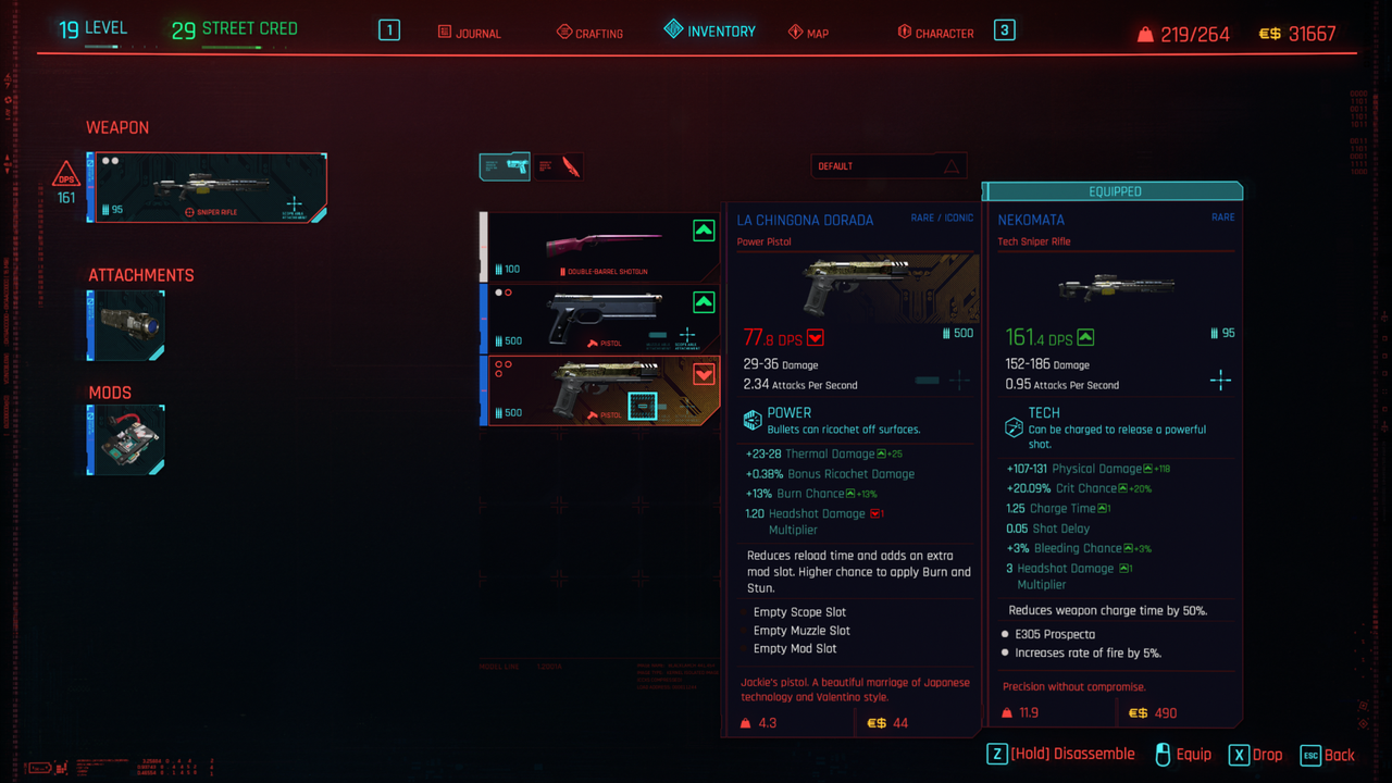 Cyberpunk 2077 Iconic items